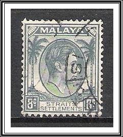Straits Settlements #243 KG VI Used