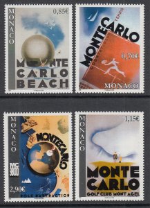 Monaco 2482-2485 MNH VF
