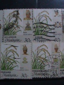 ​MALAYSIA STAMPS: 1986 SC#196 -VERY OLD  USED SETS STAMP. VERY RARE