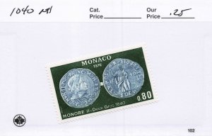 MONACO  1040    MNH