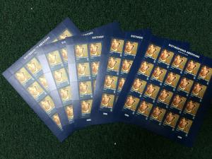 .70 Postage. One Sheet Of 20  Stamps Self Adhesive.