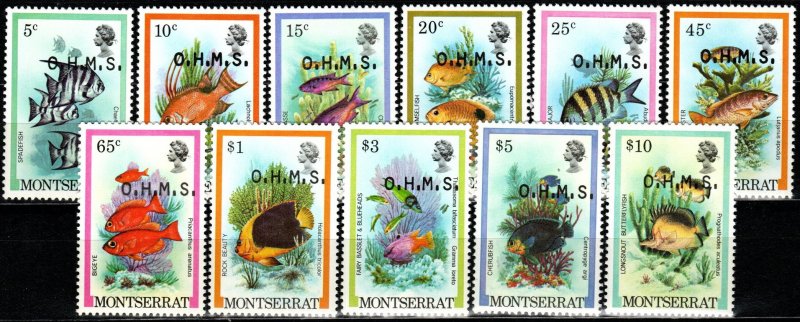 Montserrat #O45-O55 MNH CV $16.35 (P101)