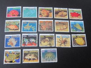 Australia 1984 Sc 902-06,08-20 FU