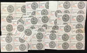 1326    Search for Peace   100 count MNH 5 cents stamps     Issued in 1967