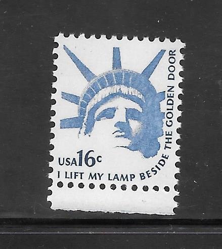 #1599 MNH Single Statue of Liberty