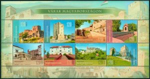 Hungary 2019 MNH Souvenir Sheet Stamps Castles and Palaces