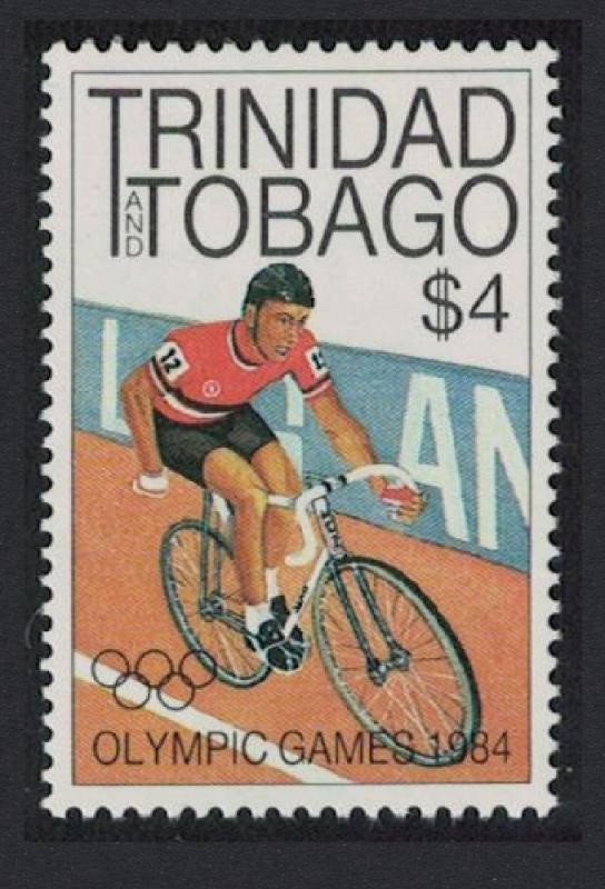 Trinidad and Tobago Cycling Olympic Games Los Angeles 1v $4 Key Value SG#659