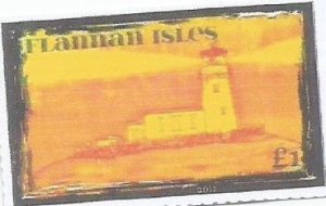 FLANNAN IS - 2014 - Lighthouse-Imp Single Stamp-Mint Never Hinged-Private Issue