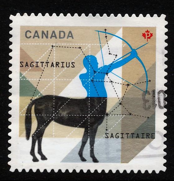 Canada #2457 used, Sagittarius