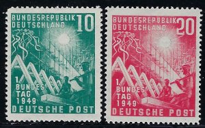 West Germany Scott 665-666 Mint Never Hinged