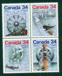 CANADA SC# 1102a VF MNH 1986 Block of 4