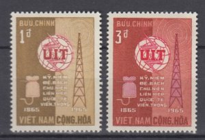 South Vietnam 1965 Full  Set Sc#253-254 MNH Luxe (White Gum)