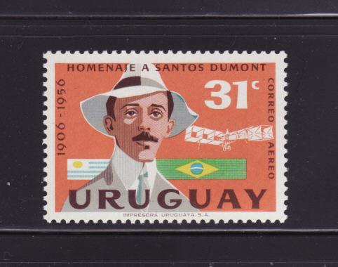 Uruguay C193 MNH Alberto Santos-Dumont, Aviator (C)