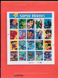 USPS 2006 COMMEMORATIVE PANEL #4084 39c SUPER HEROES