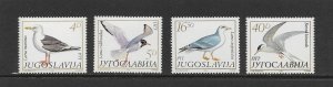 BIRDS - YUGOSLAVIA #1687-90 MNH