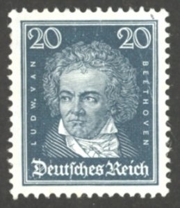 Germany Sc# 357 MH 1926-1927 20pf Ludwig van Beethoven