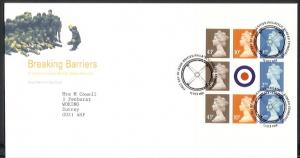 GB - 1998 Breaking Barriers (booklet pane) (FDC)