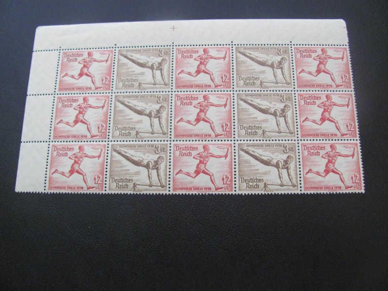 GERMANY 1936 MNH MI. W109 (3x) 40 EUROS (100) SEE MY STORE