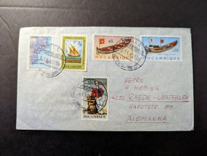 1965 Portuguese Mozambique Airmail Cover Lourenco Marques to Rhede Germany