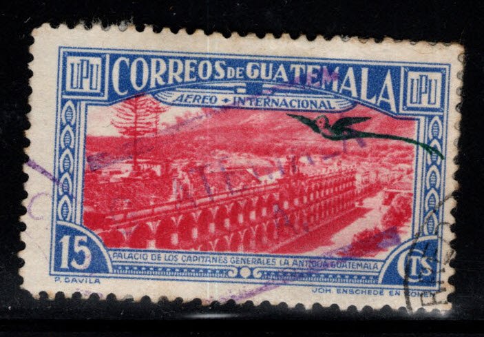 Guatemala  Scott C117 used stamp