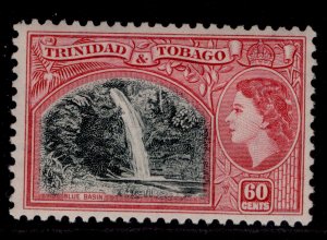 TRINIDAD & TOBAGO QEII SG276, 60c blackish green & carmine, LH MINT. Cat £27.