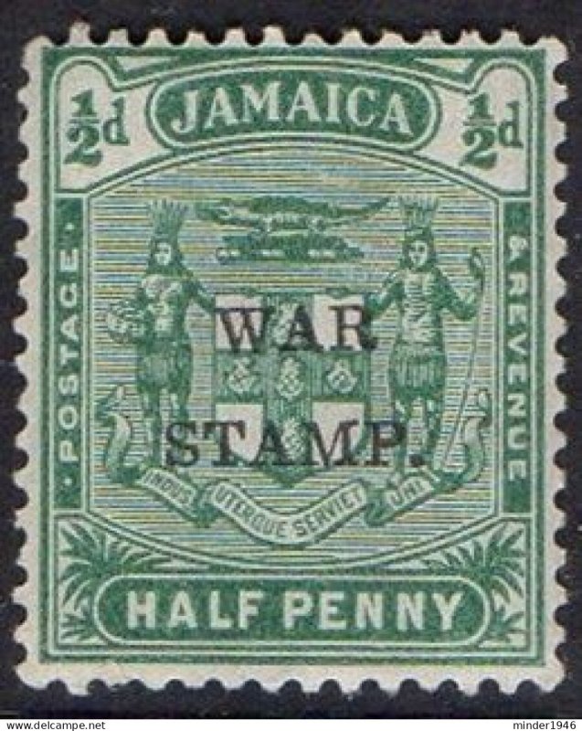 JAMAICA 1916 KGV ½d Blue-Green SG70 MH