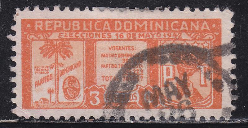 Dominican Republic 393 Re-election of President Rafael Trujillo Molina 1943