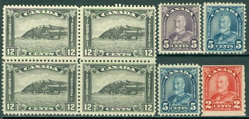 EDW1949SELL : CANADA Nice group of 1930-31 Defins. All PO Fresh & MNH Cat $297.