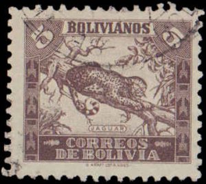 Bolivia #264-268, Incomplete Set(5), High Value, 1939, Animals, Birds, Used