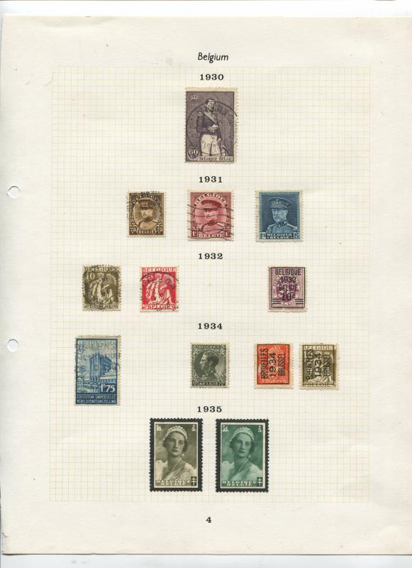 STAMP STATION PERTH Belgium # Various Selection of 90 Stamps1884-1936 Mint /Used