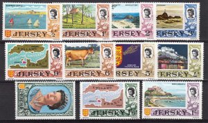 Jersey 1969 First series 15values complete unmounted mint NHM