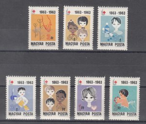 Hungary Scott #1532-1538 MNH