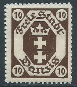 Danzig, Sc #64, 10(pf) MH