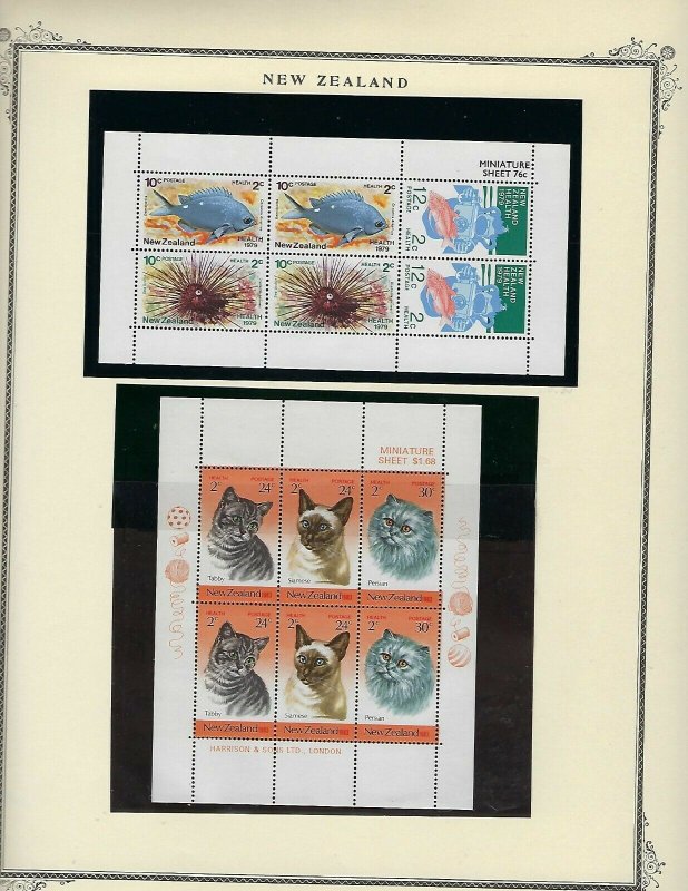 NEW ZEALAND ALMOST COMPLETE SEMIPOSTALS 1929-1991 MINT LH/NEVER HINGED