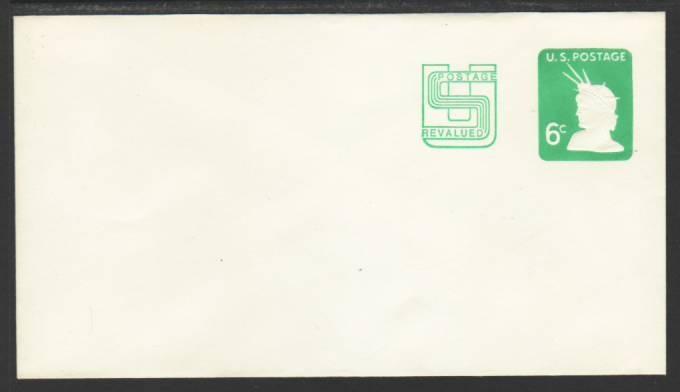 US U561 Statue of Liberty Revalued Postal Envelope Unused 