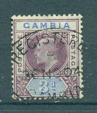 Gambia sc# 32 used cat value $4.00