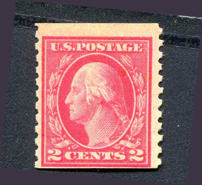 U.S. Stamps 444 Coil Perf10  MLH 1914 CV $50.00