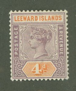 Leeward Islands #4 Unused Single