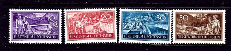 Liechtenstein 132-35 MNH 1937 set