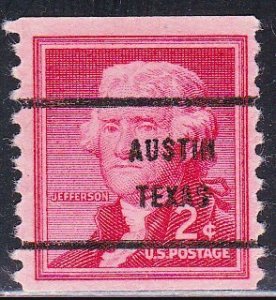 Precancel - Austin, TX PSS 1055-61A - Bureau Issue