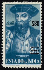 Portuguese India #595 Vasco da Gama; Unused (0.80)