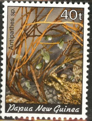 PNG Papua New Guinea Scott 578 MNH** 1983 40t coral stamp