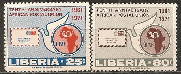 Liberia #583-4 Mint Never Hinged F-VF CV $2.60 (ST1273)  