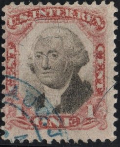 R134 1¢ Third Issue Documentary Stamp (1872) Used