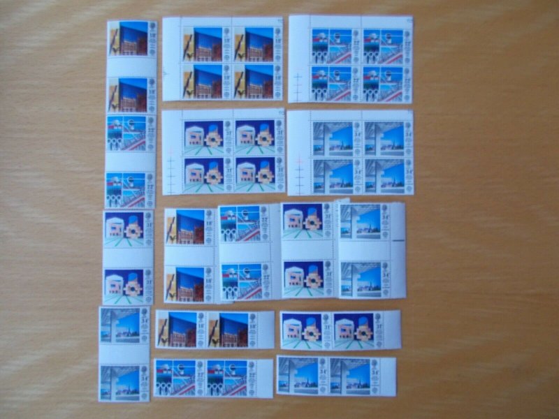 GB Wholesale Offer 1987 EUROPA British Architects x 10 Sets U/M + FREE p&p