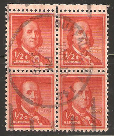 1 - 5¢ Franklin - First U.S. Postage Stamp