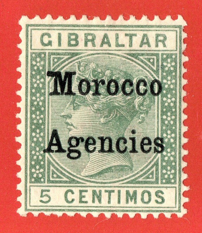 [mag589] Morocco Agencies 1899 SG#9b MLH VARIETY broad to top 'M'
