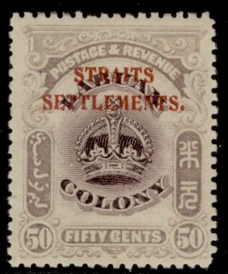 MALAYSIA - Straits EDVII SG150, 50c dull purple & lilac, M MINT. Cat £28.