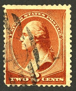 U.S. #210 USED CREASES