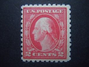 1916 #463 2c Washington Perf 10 Unwmk MNH OG F/VF CV $10 Includes New Mount #2